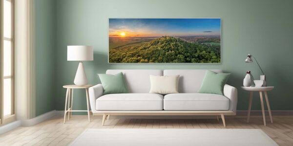 Die Landeskrone als Wandbild Die Landeskrone als Wandbild