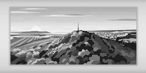 Passepartout + 10cm (70x40 cm)