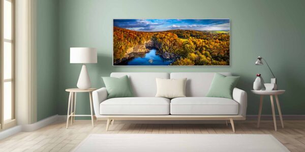 Der Königsheiner Steinbruch als Wandbild