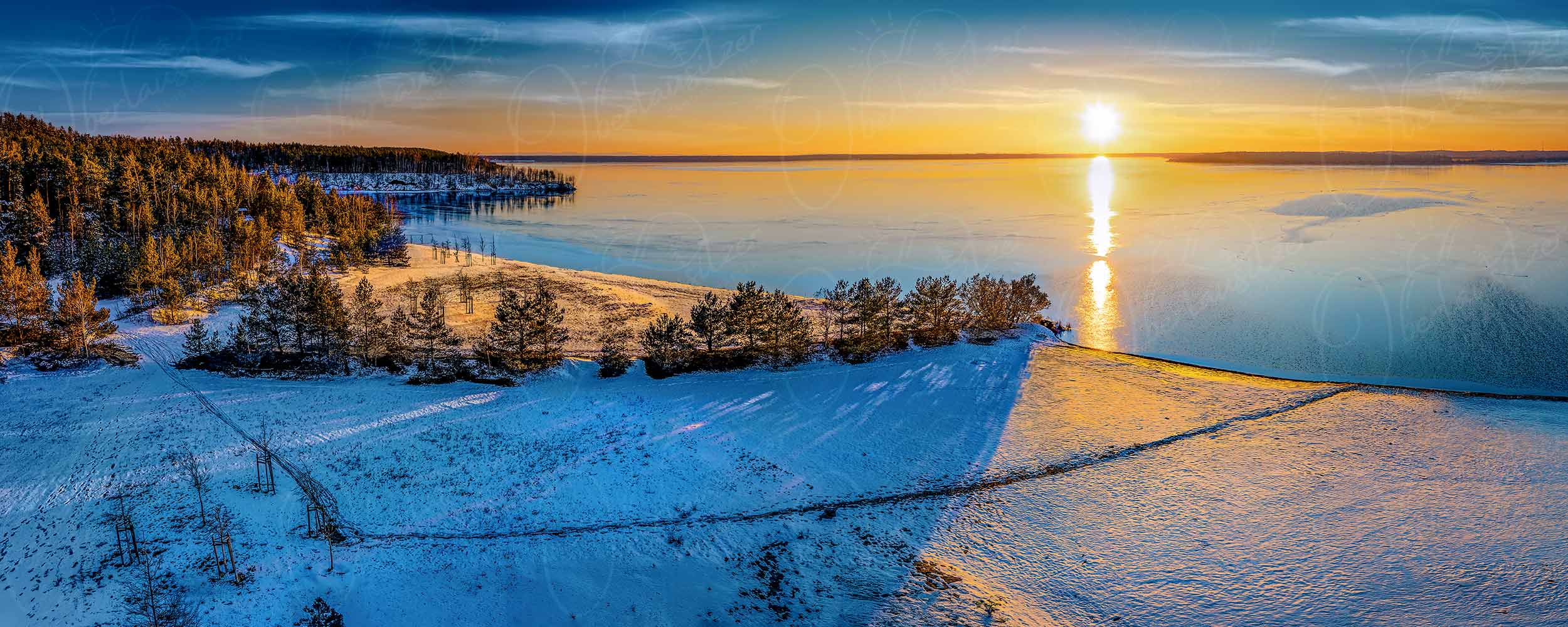 Der Bärwalder See als Poster
